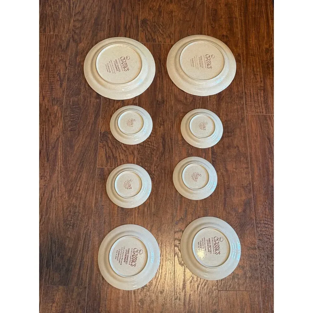Vintage The Classics Hearthside Castlewood Stoneware Japan - Lot of 8